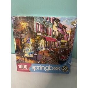 Springbok's 1000 Piece Jigsaw Puzzle Paris Restaurant- Made in‎ USA